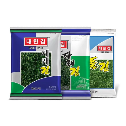 조미김 전장김 재래김/파래김/돌김 골라담기 10봉 + 10봉/구운김