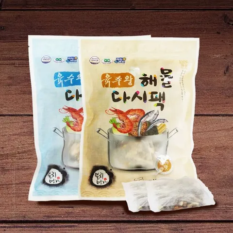 [맛딜]육수왕 다시팩 set 시원한맛1팩+담백한맛1팩