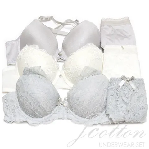 [하프클럽/제이투와이]데시앙1차6종 브라팬티세트 여성속옷 브라세트팬티세트