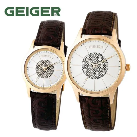 가이거 백화점AS 남녀가죽시계 GE1104RSGD/본사정품