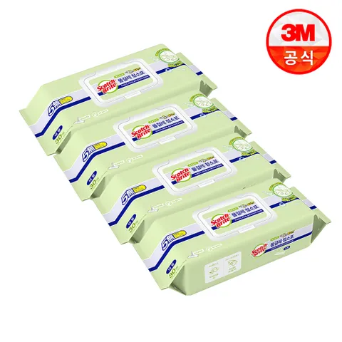 베이직 더블액션 물걸레 청소포 대형 120매