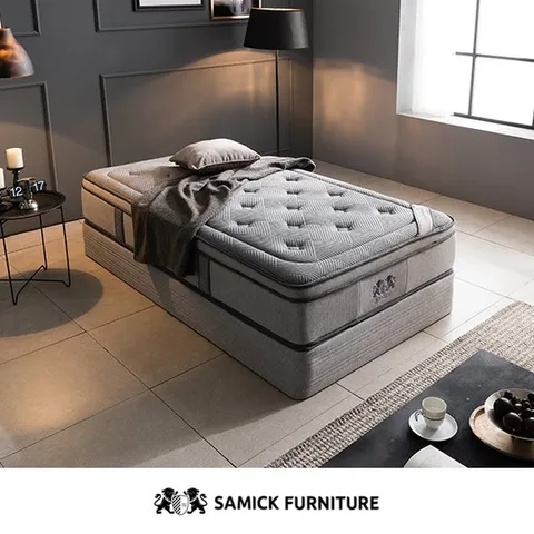 삼익가구 프레스티지 투매트리스 침대_메모리폼 라텍스 7존 독립스프링 매트리스-슈퍼싱글