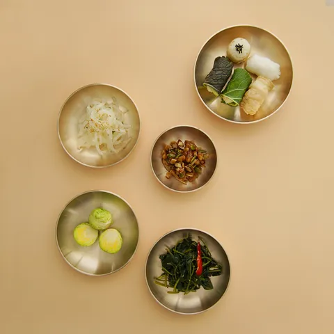 놋담 방짜유기 유기그릇 신 찬기 5P