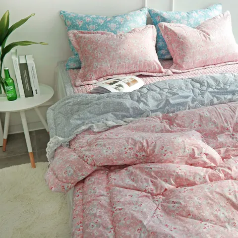 프릴 60수아사 사계절 차렵이불+베개커버 베개세트 SS슈퍼싱글