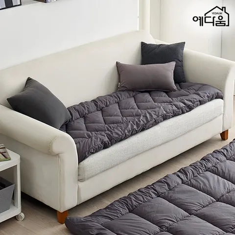 예다움 구름 순면 소파용 토퍼 2인