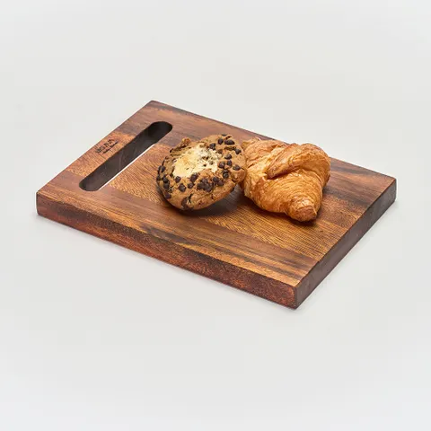 디파인 아카시아 원목 사각 핸들 커팅 도마 31.5cm