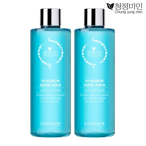 히아루론 수퍼 아쿠아 앰플토너 420g 1+1 스킨 대용량