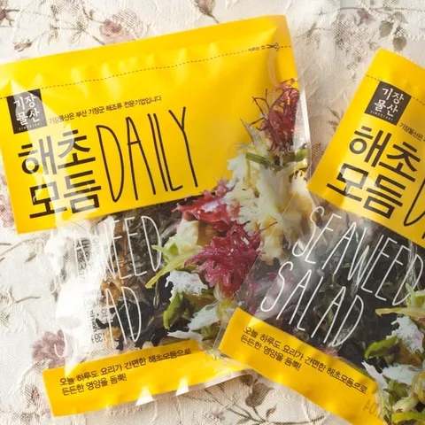 기장물산 모듬해초데일리 샐러드 8g x 10봉+소스 1종 증정