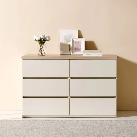 디프2 속깊은 서랍장 1200 수납장 서랍장 아이보리