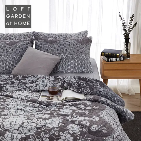 로프트가든 헤젤 번아웃 극세사 이불베개세트 S