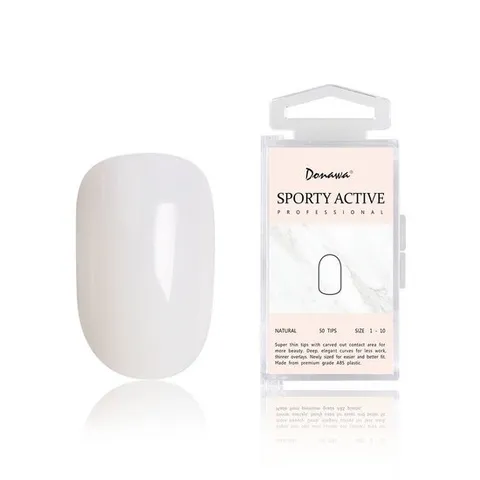 도나와 네일팁 인조손톱 스포티엑티브 내추럴 50nail CW01-50N-N