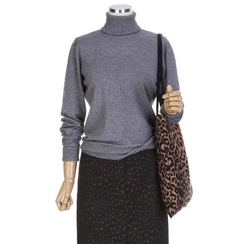 [하프클럽/카라]KARRA 소프트목폴라기본니트_A3F0438