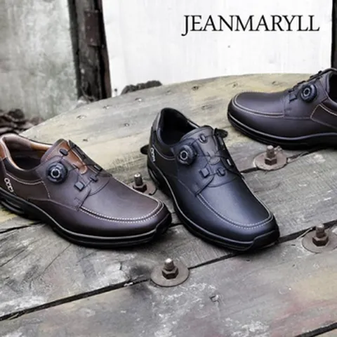 [무료배송][Jean Maryll] Stylish 천연소가죽 다이얼 남성 Air-캐주얼슈즈