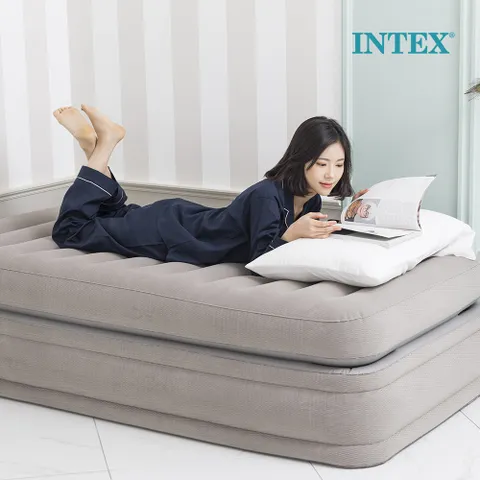 [인텍스] 캠핑매트 에어매트 자충매트 에어베드 싱글/퀸 AB-SQ