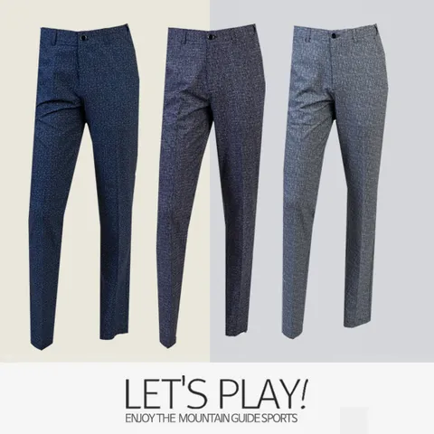 [마운틴가이드]봄여름 등산복/남성팬츠/프린트 에어메쉬 골프바지 JPM-P91-002