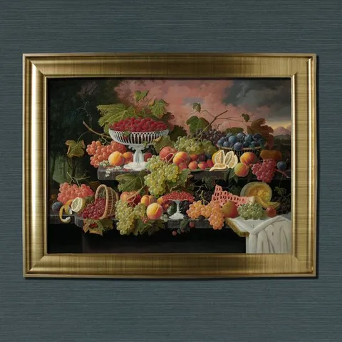 무료배송 풍요로운 과일 캔버스명화 대형 그림액자 자체제작 인테리어 엔틱몰딩
