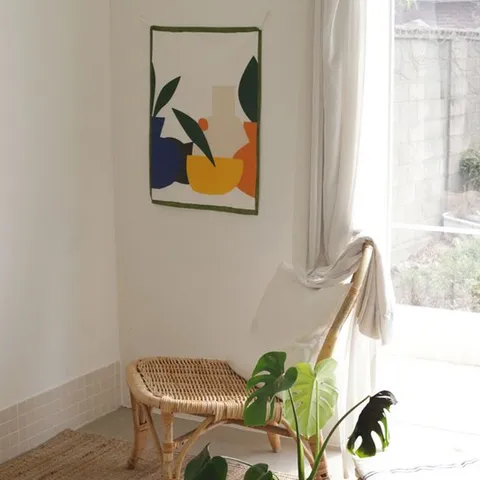 라이크리빙 MY PLANT 인테리어 패브릭포스터 가리개커튼