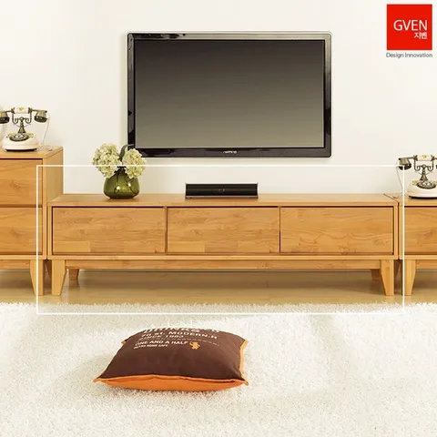 GVEN 지벤 핀타 원목 거실장A서랍형