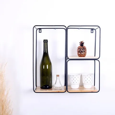 아도라하우스 정사각 엔틱 벽선반