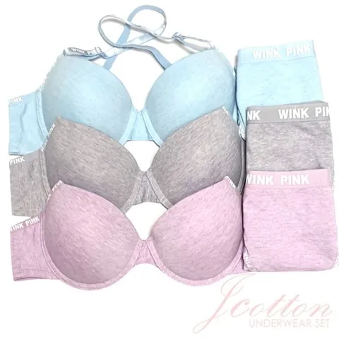 [하프클럽/제이투와이]트윙클코튼5차6종여성속옷 순면AB컵언더웨어 브라팬티