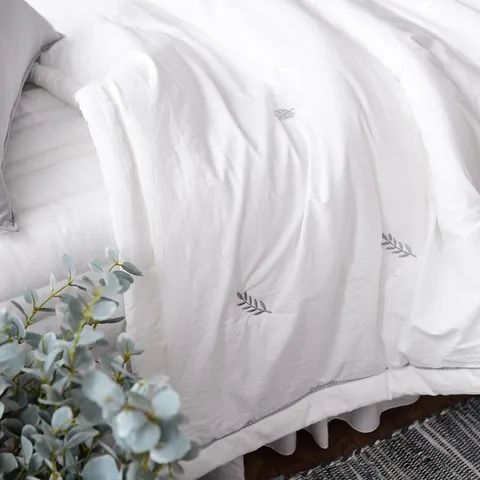 벨라이프 자수 바이오 효소 워싱 누비 이불 SS 화이트