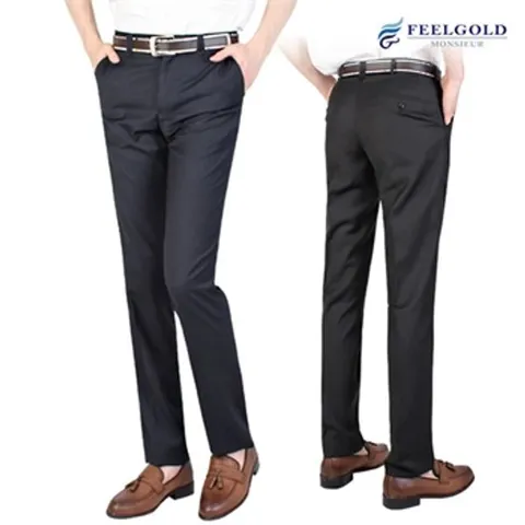 [하프클럽/필골드]여름 솔리드 노턱 남성정장팬츠 C656nC657