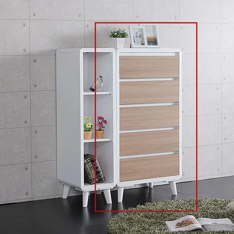 [우아미가구]에스쁘아 슬림 5단 서랍장