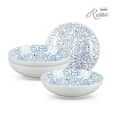 헨느 고몽카라쿠사 도자기 15cm 찬기 4P