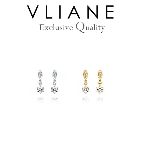 18K 베로나 다이아몬드 귀걸이