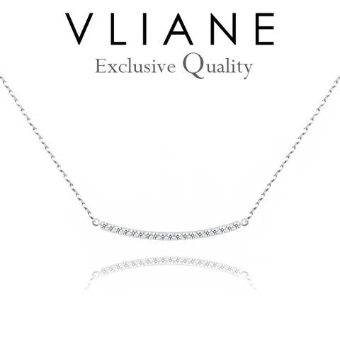 14K 심플라인 다이아몬드 목걸이