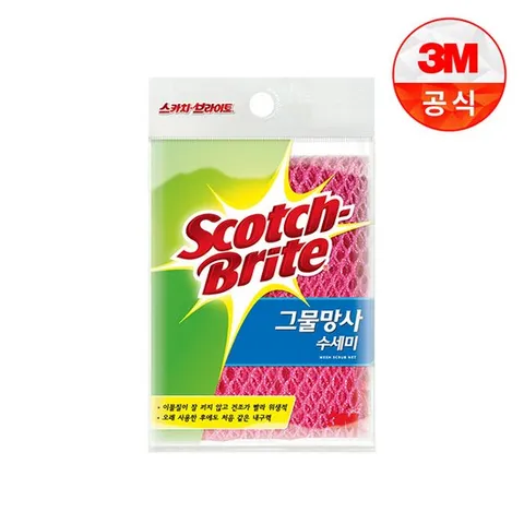 그물망사 수세미 1입일반세척용