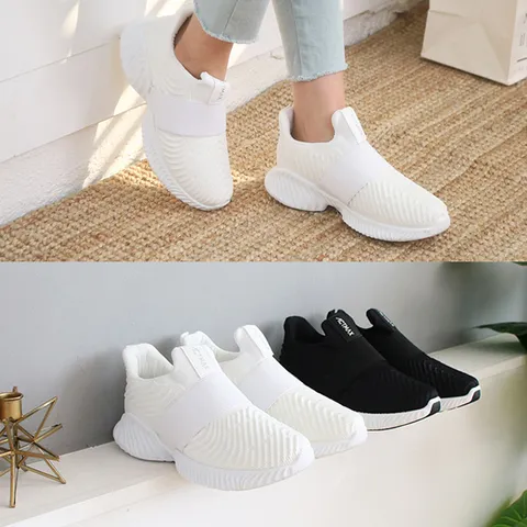 [애슬릿] 남녀공용 패브릭 여름 커플 슬립온 2