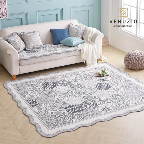 베누지오 포르테 워셔블 자카드 카페트 점보특대형 200x230cm 그레이
