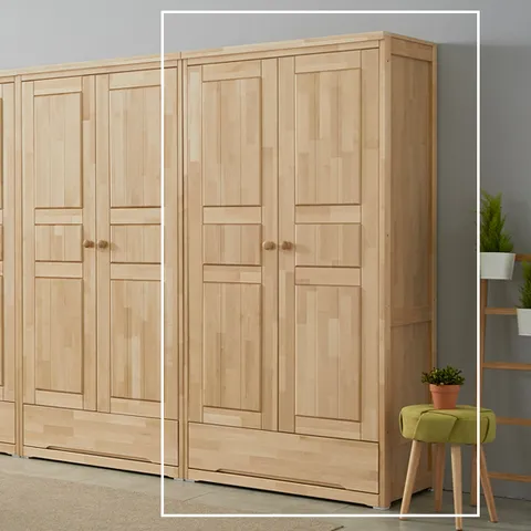 아름이와다움이 자작원목 퍼니 장롱 A 이불장