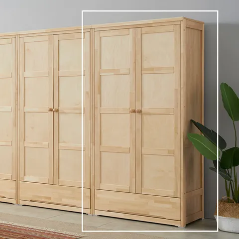 아름이와다움이 자작원목 퍼니 장롱 B 이불장