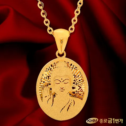 [종로금1번가] 순금 목걸이 주얼리 18.75g 부처님