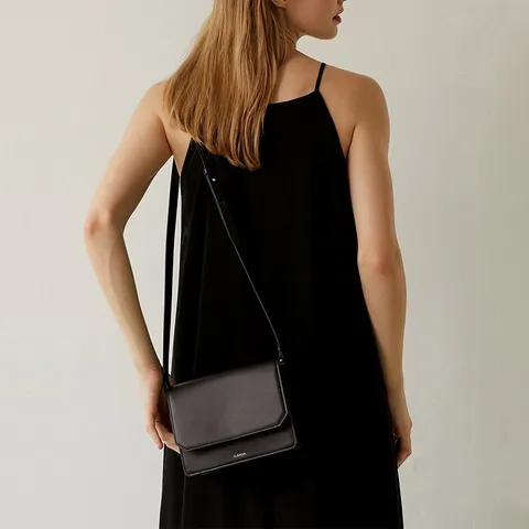 [류혜영, 문가영, 차주영 착용][글램지]리얼백블랙_007B