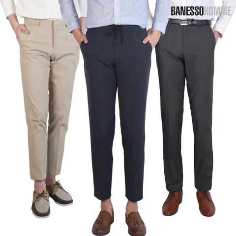 봄남성 슬랙스 정장바지 밴딩바지 9부바지 면바지 14종