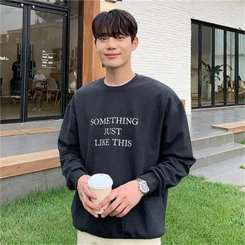 [하프클럽/조군샵]조군샵 썸딩 저스트 헤비 맨투맨_JG1528