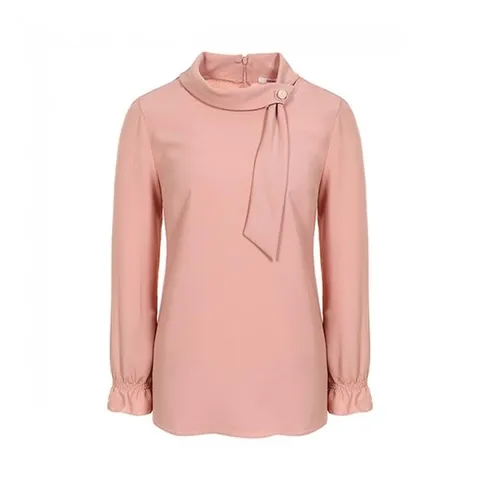 [하프클럽/지센]여성 밴드넥 솔리드 블라우스 LFTSJ901_PE