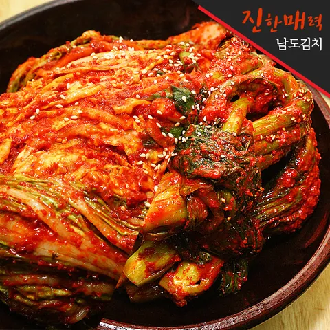 [진한매력 남도김치] 전라도 포기김치3kg + 갓김치3kg