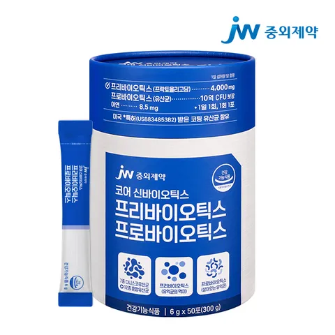 코어 신바이오틱스 프리바이오틱스 프로바이오틱스 유산균 1통 (50포)