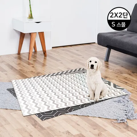 잘라서 쓰는 미끄럼방지 애견매트 2X2단-소120X140