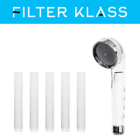 닥터피엘 국내생산 샤워기 헤드 호환 녹물제거 5개 캡O 리필필터 교체용 샤워필터