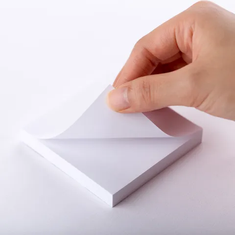 단순생활 점착 메모지 76X76 흰색