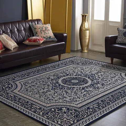 [베누지오]골든네이비 셔닐 카페트 대형150x200