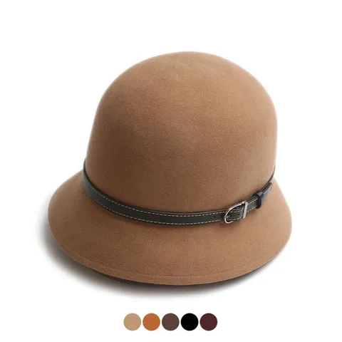 [놈스타일]울 페도라<br> NN191537여성모자