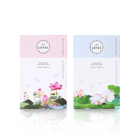 더퓨어로터스 연꽃잎 마스크 피부진정 앤 미백/주름개선 택1