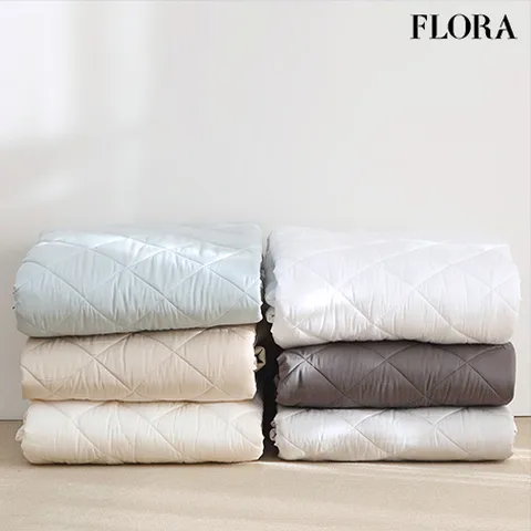 모달프렌치 부드러운 고정밴딩 침대패드 SS/Q/K/EK 6colors