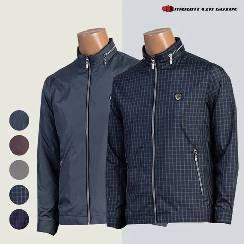 [마운틴가이드]가을 등산복/단체복/남성 클래식 베이직 체크 점퍼 JPM-J93-281